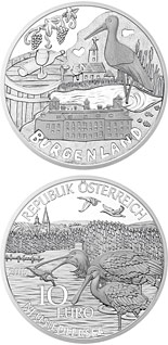 10 euro coin Burgenland | Austria 2015