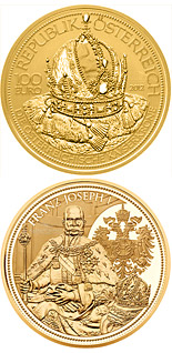 100 euro coin The Crown of the Austrian Empire  | Austria 2012