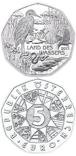 5 euro coin Land of Water | Austria 2013