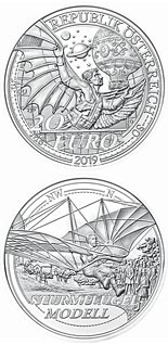 20 euro coin The Dream of Flight | Austria 2019