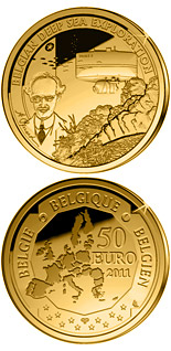 50 euro coin Belgian Deep Sea Exploration | Belgium 2011