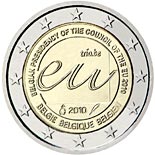 2 euro coin Belgian Presidency of the Council of the European Union in 2010  | Belgium 2010