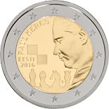 2 euro coin 100th Anniversary of the Birth of Paul Keres | Estonia 2016