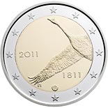 2 euro coin 200th anniversary of Bank of Finland  | Finland 2011