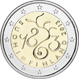2 euro coin 150th Anniversary of Parliament of 1863 | Finland 2013