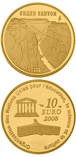 10 euro coin Grand Canyon | France 2008