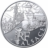 10 euro coin Alsace | France 2011