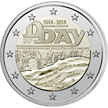 2 euro coin 70th Anniversary of the D-Day | France 2014