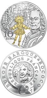 10  coin The Age of Baroque and Rococo | France 2018