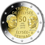 2 euro coin 50 Years of the Élysée Treaty | Germany 2013