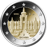 2 euro coin Sachsen: Dresdner Zwinger | Germany 2016