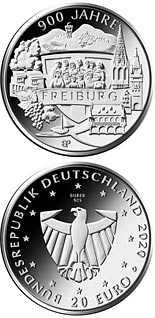 20 euro coin 900 Years of Freiburg | Germany 2020