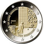 2 euro coin 50 years of the Warschauer Kniefall (Warsaw genuflection) | Germany 2020