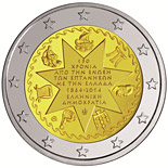 2 euro coin 150th Anniversary of the Union of the Ionian Islands with Greece | Greece 2014