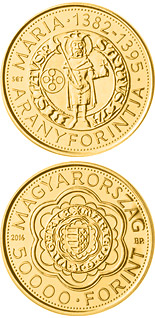5000 forint coin The Gold Florin of Mary (1382-1395) | Hungary 2014