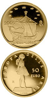 50 euro coin Europe of the Arts - Edgar Degas - France | Italy 2005