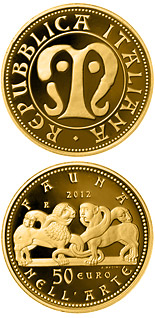 50 euro coin Fauna in the Art | Italy 2012