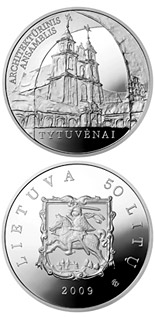50 litas coin Tytuvenai Architectural Ensemble  | Lithuania 2009