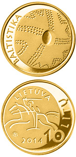 10 euro coin The Baltistika | Lithuania 2014