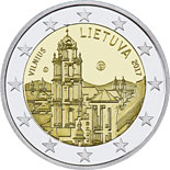 2 euro coin Vilnius – capital of culture and art | Lithuania 2017
