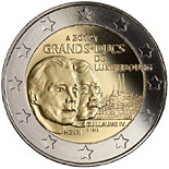 2 euro coin 100th Anniversary of the death of the William IV | Luxembourg 2012