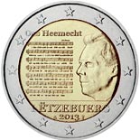2 euro coin The National Anthem | Luxembourg 2013