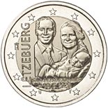 2 euro coin Birth of Prince Charles | Luxembourg 2020