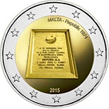 2 euro coin Republic 1974 | Malta 2015