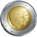 2 euro coin The Double Portrait 2014 | Netherlands 2014