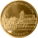 2 zloty coin Medieval Town of Toruń  | Poland 2007