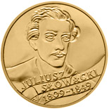 2 zloty coin 150th anniversary of Juliusz Slowacki's death (1809 - 1849)  | Poland 1999