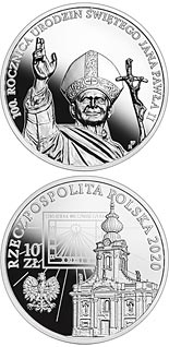 10 zloty coin 100th Anniversary of the Birth of Saint John Paul II | Poland 2020