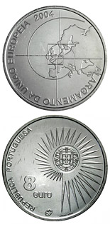 8 euro coin Enlargement of the European Union | Portugal 2004