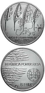 8 euro coin 60 years Peace and Freedom | Portugal 2005