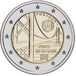 2 euro coin The Fifty Years of 25th April Bridge | Portugal 2016