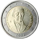 2 euro coin Bartolomeo Borghesi | San Marino 2004