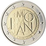 2 euro coin 2000th Anniversary of the Founding of Emona | Slovenia 2015
