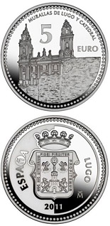 5 euro coin Lugo | Spain 2011