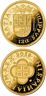 200 euro coin 150th Anniversary Spanish Escudos | Spain 2018