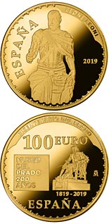 100 euro coin Bicentenary of the Museum del Prado - Carlos V | Spain 2019