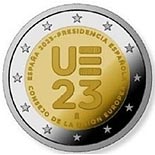 2 euro coin Spanish Presidency of the Council of the EU 2023 | Spain 2023
