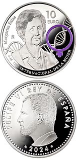 10 euro coin Margarita Salas | Spain 2024