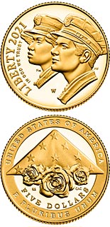5 dollar coin National Law Enforcement Memorial and Museum | USA 2021