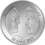 5 pound coin Prince William and Kate Middleton Royal Engagement | United Kingdom 2011