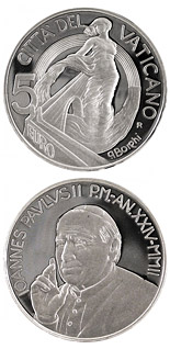 5 euro coin Europe, a Project of Peace and Unity  | Vatican City 2002