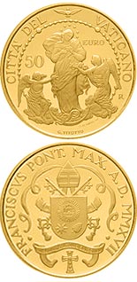 50 euro coin Our Lady Untier of Knots | Vatican City 2017