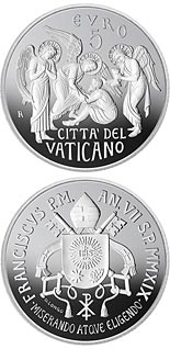 5 euro coin 150th anniversary of the foundation of the Circolo di San Pietro | Vatican City 2019