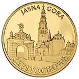 Image of 2 zloty coin - Częstochowa | Poland 2009.  The Nordic gold (CuZnAl) coin is of UNC quality.