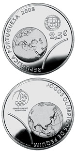 2.5 euro coin XXIX. Summer Olympics in Beijing | Portugal 2008