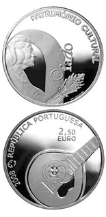 2.5 euro coin Fado | Portugal 2008